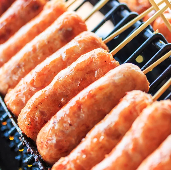 Grilled sausage — Stock Photo, Image