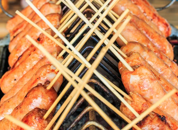 Grilled sausage — Stock Photo, Image
