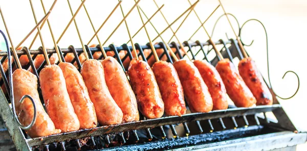 Grilled sausage — Stock Photo, Image