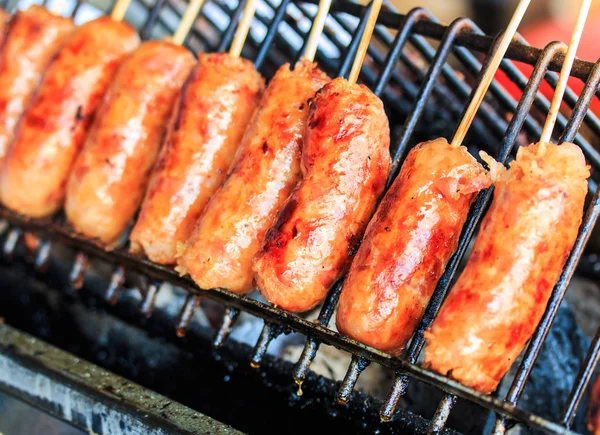 Grilled sausage — Stock Photo, Image