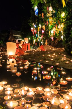 chiang Mai Loy krathong Festivali