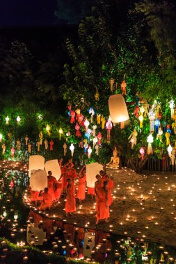 chiang Mai Loy krathong Festivali