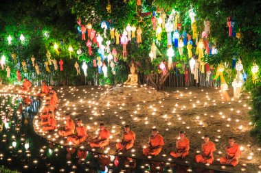 chiang Mai Loy krathong Festivali