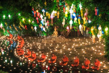chiang Mai Loy krathong Festivali