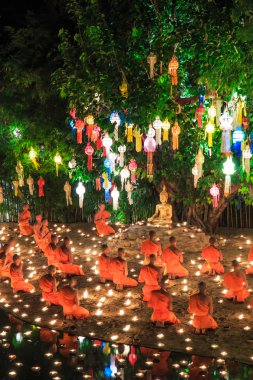chiang Mai Loy krathong Festivali