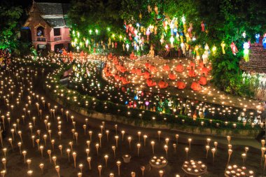 chiang Mai Loy krathong Festivali