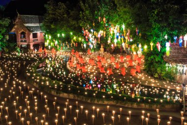 chiang Mai Loy krathong Festivali