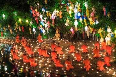 chiang Mai Loy krathong Festivali