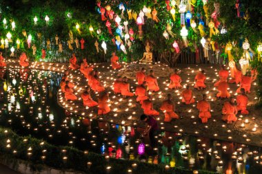 chiang Mai Loy krathong Festivali