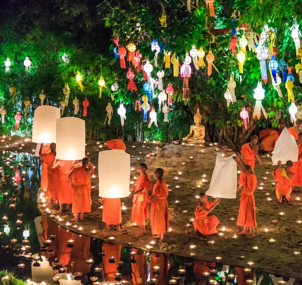 Festival Loy Krathong à Chiang Mai — Photo