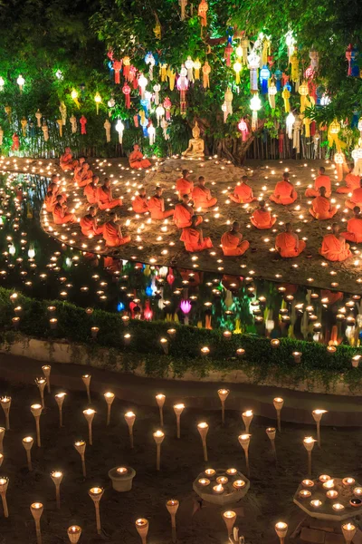 Festival Loy Krathong en Chiang Mai —  Fotos de Stock