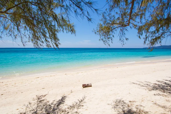 Spiaggia e sabbia tropicale — Foto Stock