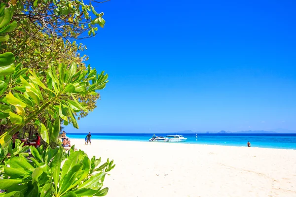 Plage et sable tropical de la mer — Photo