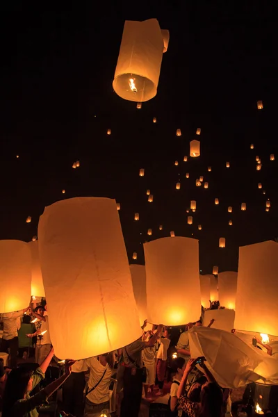 Floating lantern — Stock Photo, Image