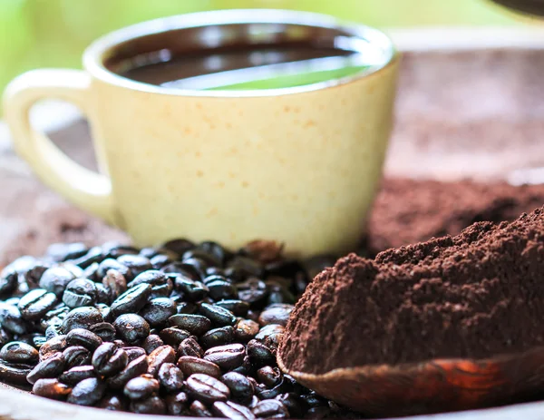 Traditional coffee Original coffee at Doi Inthanon National par — Stock Photo, Image