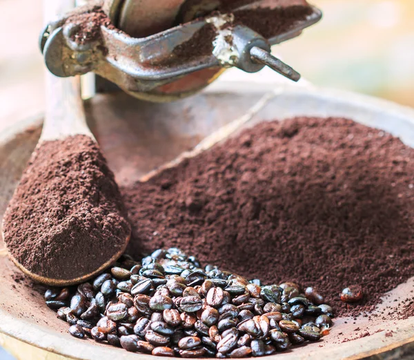 Traditional coffee Original coffee at Doi Inthanon National par — Stock Photo, Image