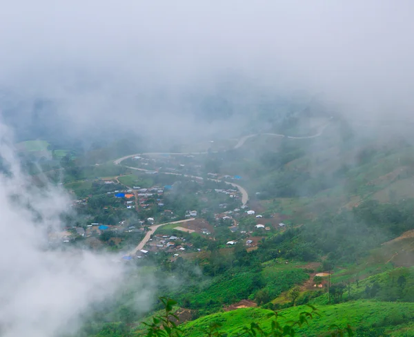 Dağ yolu — Stok fotoğraf