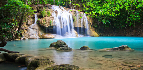 Beatifull blue waterfall