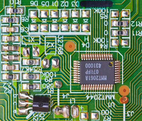 Electronic circuit board. — Stock Photo, Image
