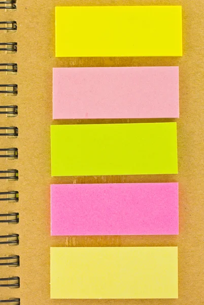 Notebook espiral realista em branco notebook — Fotografia de Stock