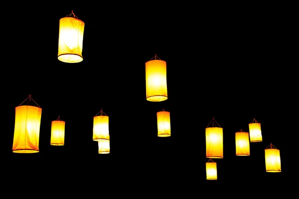 Floating lantern festival — Stock Photo, Image