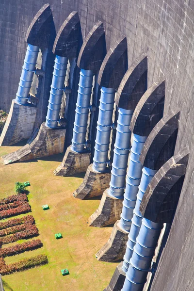 The power station at the Dam in Thailand. — Stock Photo, Image