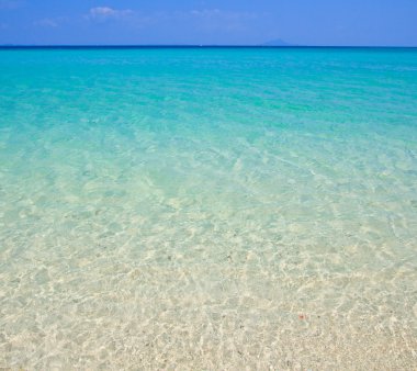 plaj ve tropikal deniz kum