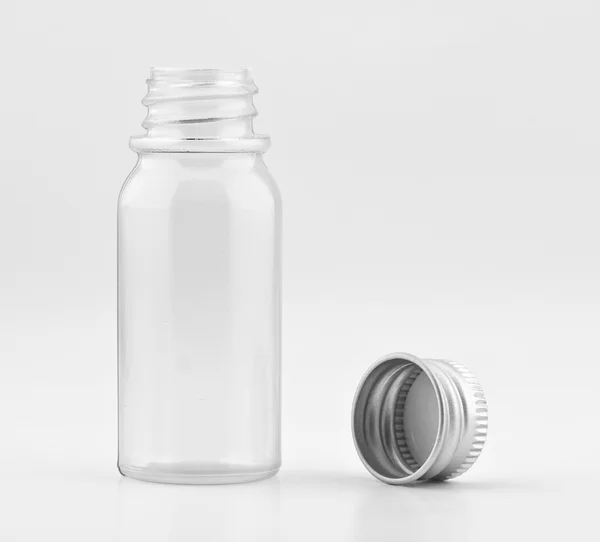 Klare Plastikflasche — Stockfoto