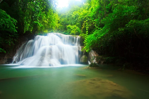 Cachoeira na floresta — Fotografia de Stock