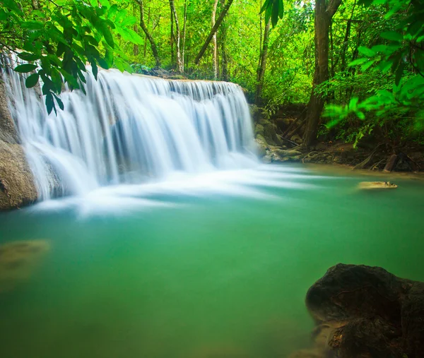 Cachoeira na floresta — Fotografia de Stock