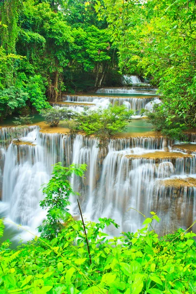 Waterval in het bos — Stockfoto