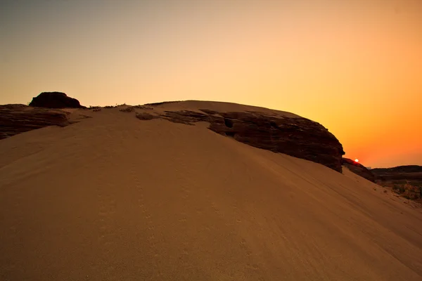 Vue sur les dunes le matin — Photo