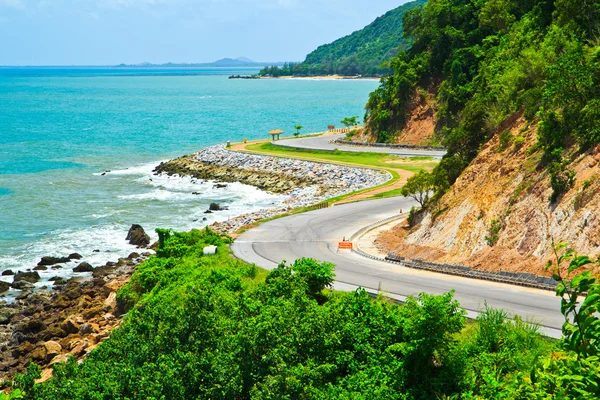 Road along the seashore — Stock Photo, Image