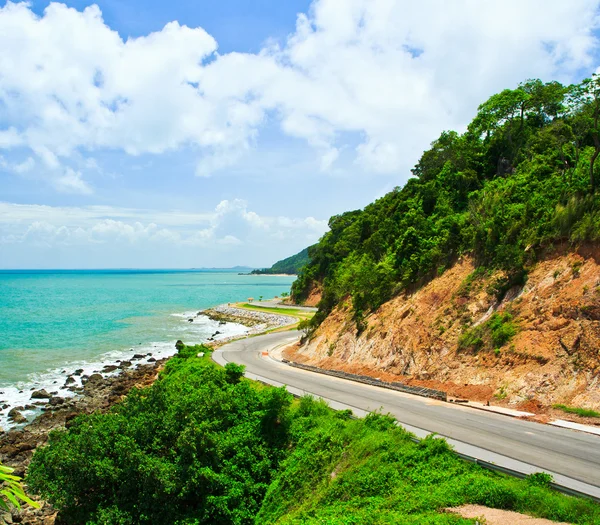 Road along the seashore — Stock Photo, Image