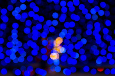 Bulanık Noel ışıkları