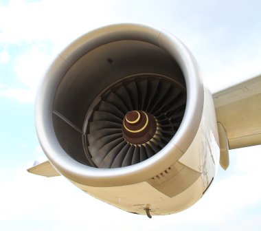 Aircraft jet engine clipart