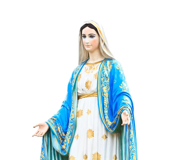 Estátua da Virgem Maria na Igreja Católica Romana — Fotografia de Stock
