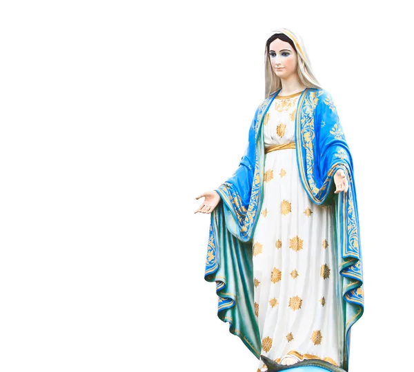Virgin Mary Statue in Roman Catholic Church — Stock Photo, Image