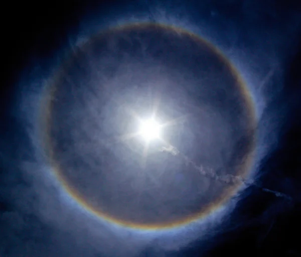 Ring around the sun — Stock Photo, Image