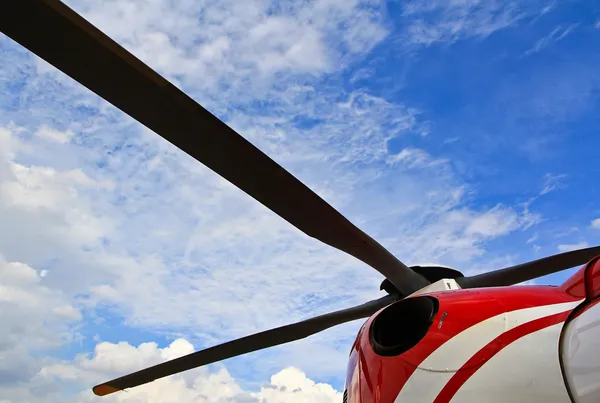 Ala de helicóptero — Fotografia de Stock