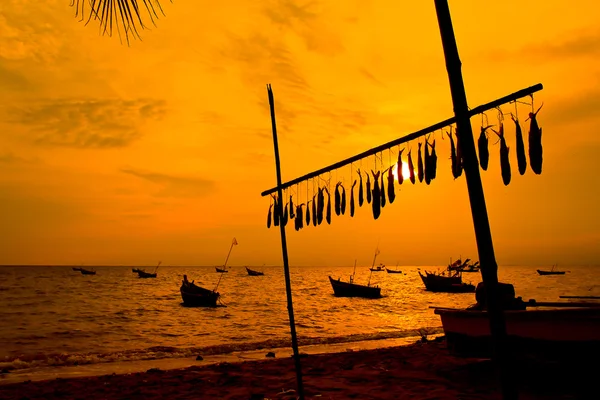 Puesta de sol en el mar —  Fotos de Stock