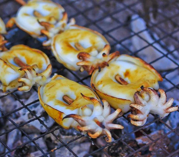 Grilled squid — Stock Photo, Image