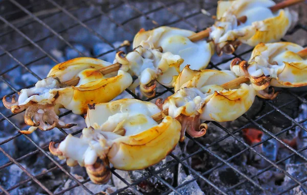 Grilled squid — Stock Photo, Image