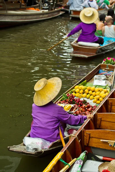 Mercado flotante — Foto de Stock