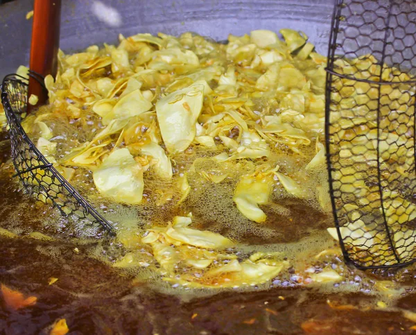 Durian Fried flavored with salt — Stock Photo, Image