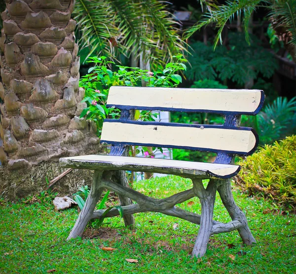 Asiento jardín — Foto de Stock