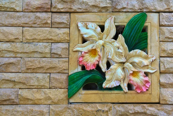 Çiçek duvar — Stok fotoğraf