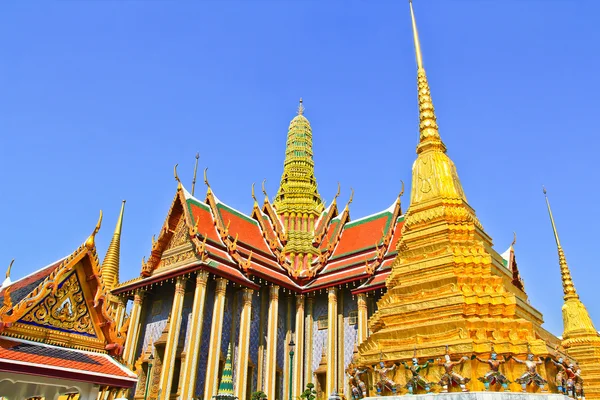 Pagoda в ВАТ Смарагдового Будди — стокове фото