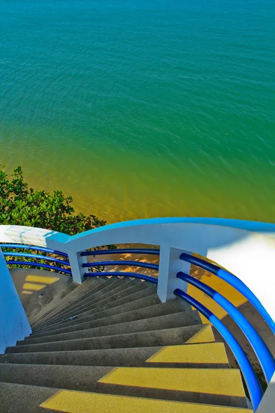 As escadas para o mar — Fotografia de Stock