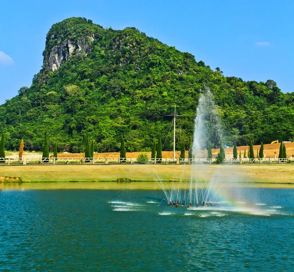 Jardín de césped — Foto de Stock